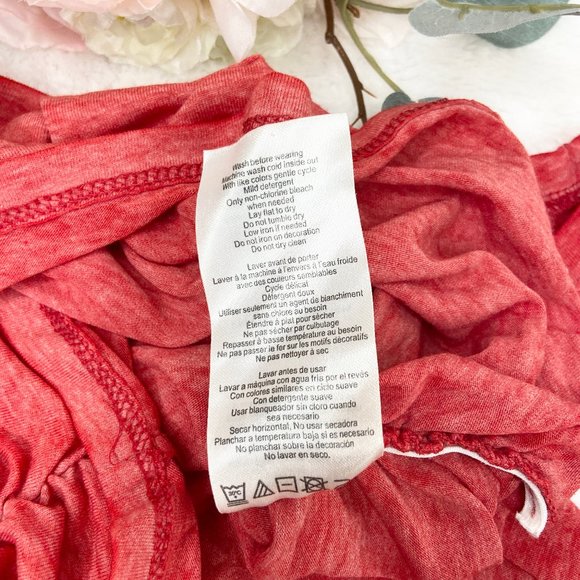 Motherhood Maternity Holiday Long Sleeve T-Shirt Red Extra Large - Picture 7 of 8